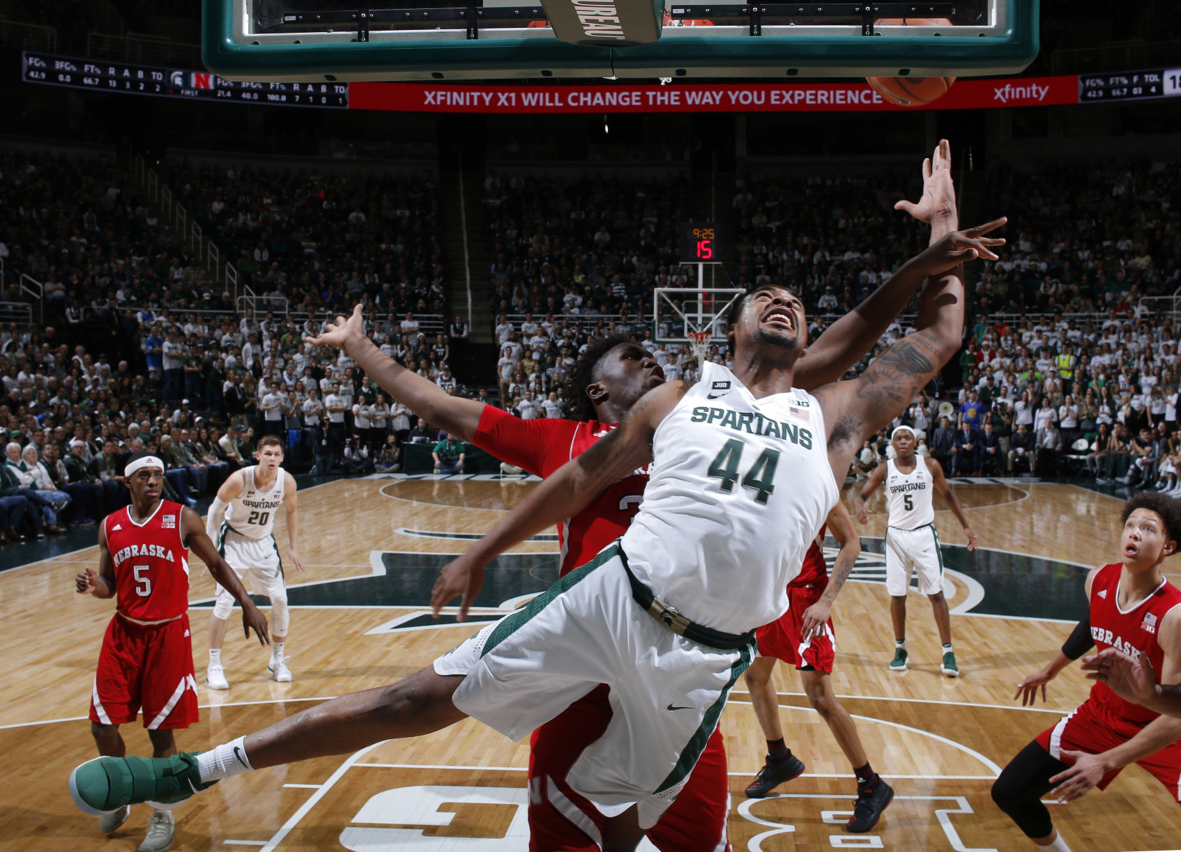 Nebraska Michigan St Basketball